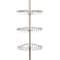 Kenney Mfg 3-Tier Spring Tension Shower Corner Pole Caddy, Satin Nickel KN61520V1 - alternate 1